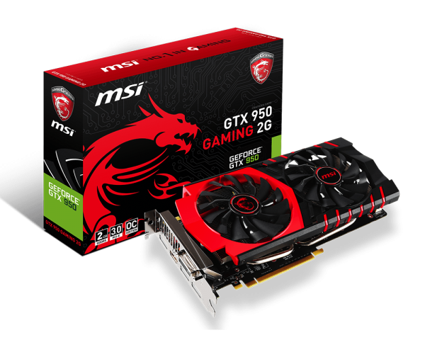 Graphics Card Gtx 950 Gaming Msi Nvidia Geforce Gtx 950
