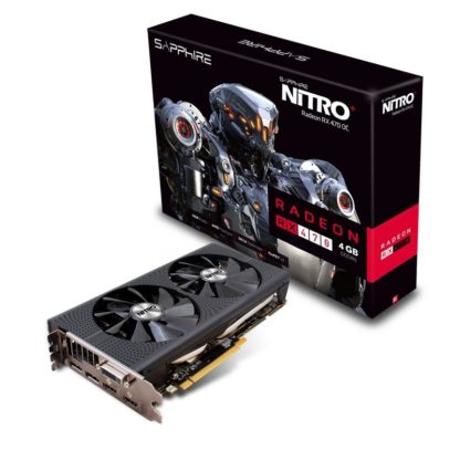 SAPPHIRE RX470 NITRO+ 4GB DDR5