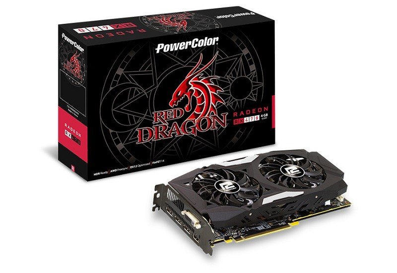 POWERCOLOR RX470 4GB DDR5 RED DRAGON Blossom Toko 