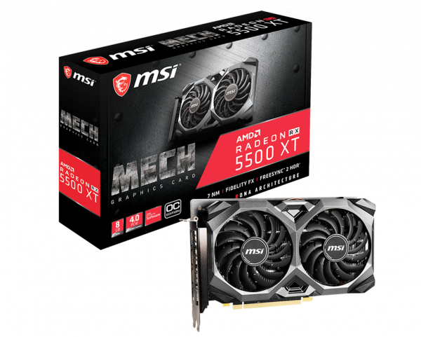 MSI RX5500XT MECH 8GB OC Blossom Toko Komputer Malang 