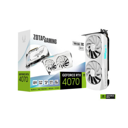 ZOTAC RTX4070 TWIN EDGE OC WHITE 12GB GDDR6X