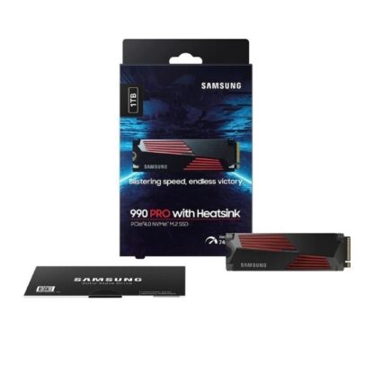 SAMSUNG 990 PRO 2TB WITH HEATSINK