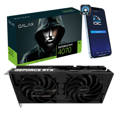 GALAX RTX4070 1-CLICK OC 2X 12GB GDDR6X