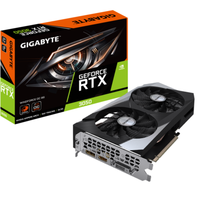 GIGABYTE RTX3050 WINDFORCE OC 8GB GDDR6