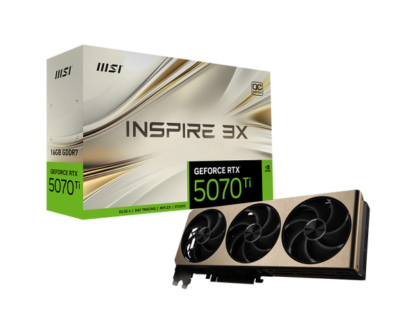 MSI RTX5070TI INSPIRE 3X OC PLUS 16GB GDDR7