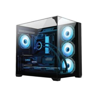 RAPTOR CYAN PANORAMIC GAMING CASE