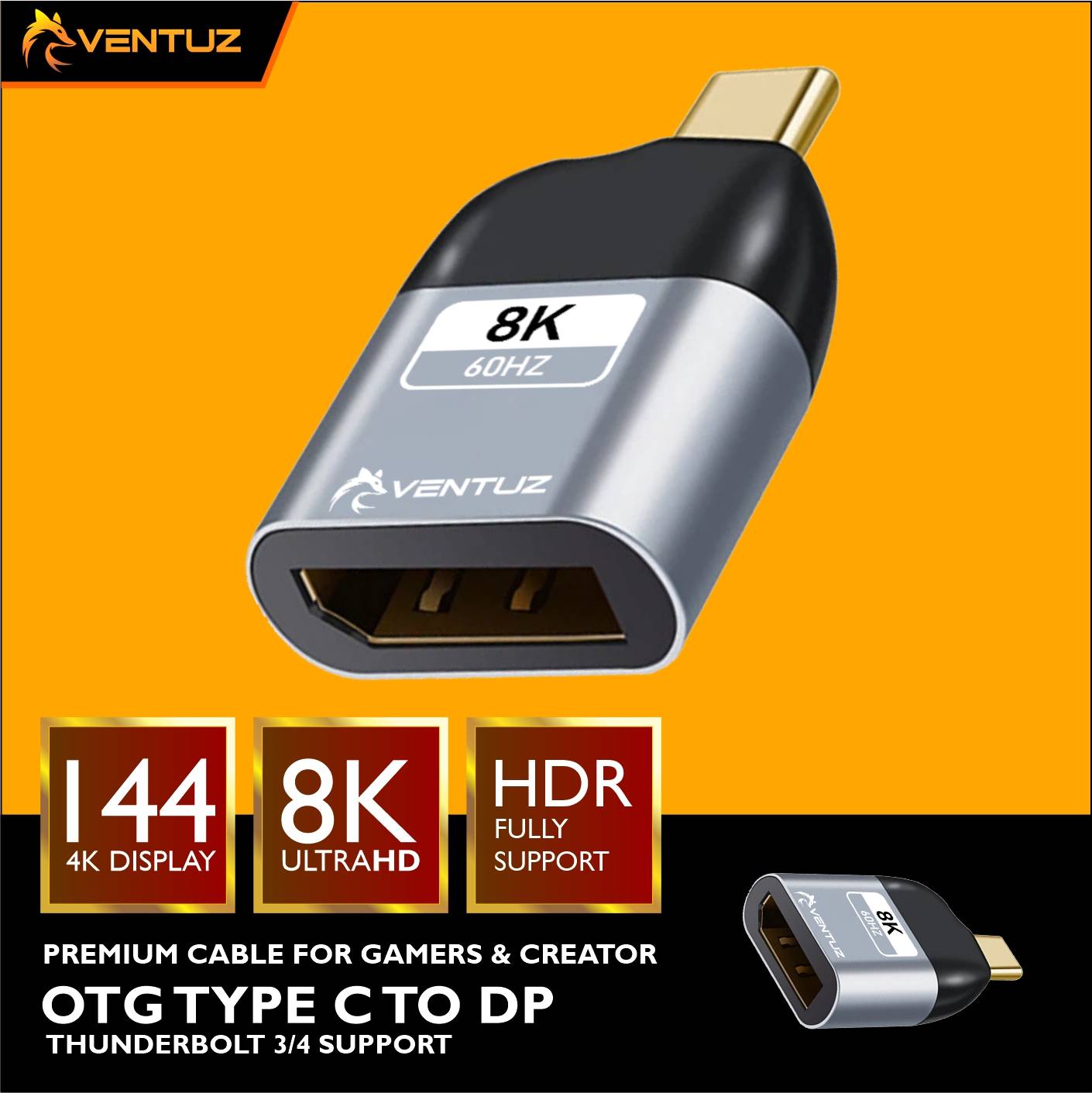 VENTUZ OTG TYPE C TO DP CONVERTER