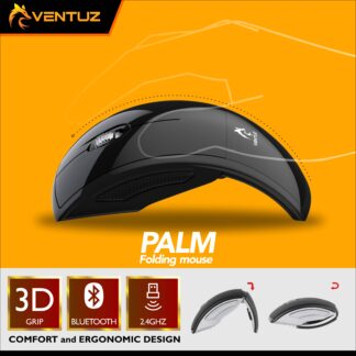 VENTUZ FOLDING PALM WIRELESS MOUSE 2IN1