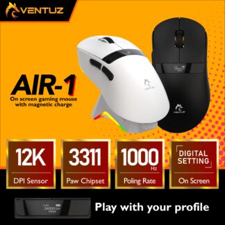 VENTUZ AIR-1 WIRELESS GAMING MOUSE 3IN1