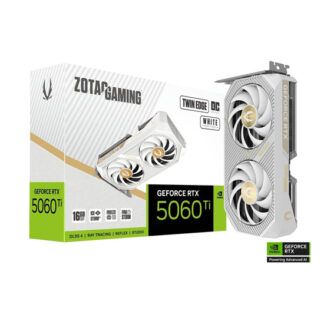 ZOTAC RTX5060TI TWIN EDGE OC 16GB WHITE EDITION GDDR7