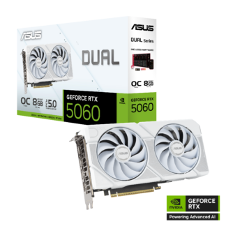 ASUS RTX5060 DUAL OC 8GB GDDR7 WHITE