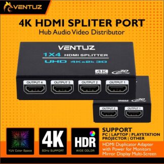 VENTUZ HDMI SPLITTER 4 PORT