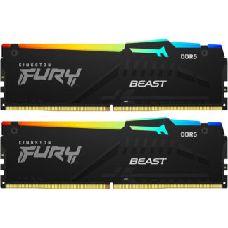 KINGSTON FURY BEAST RGB 16GB KIT DDR5 5600Mhz
