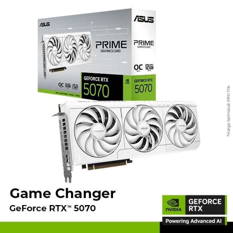 ASUS PRIME RTX5070 OC 12GB WHITE EDITION