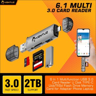 VENTUZ 6IN1 MULTI CARD READER