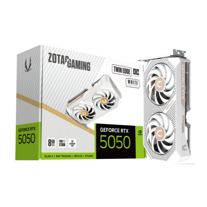 ZOTAC RTX5050 TWIN EDGE OC 8GB GDDR6 WHITE