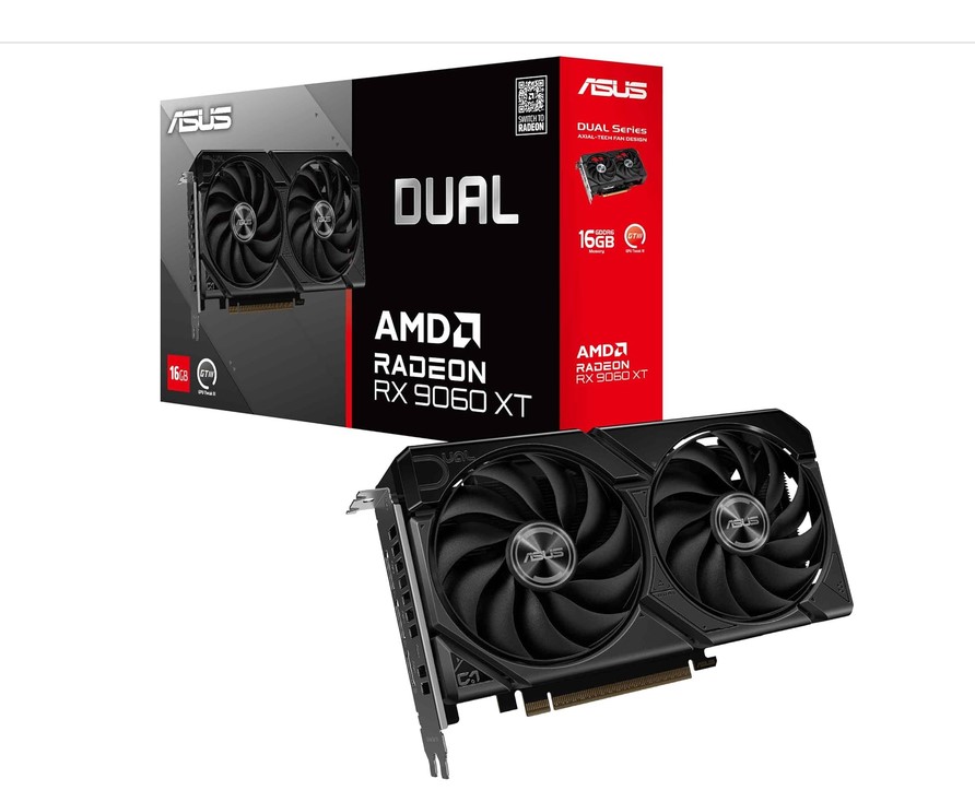 ASUS DUAL RX9060XT 16GB GDDR6