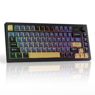 TECWARE SPECTRE 75 OCEAN GOLD WITH LCD WRAITH WIRELESS 3IN1