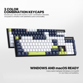 FANTECH MORI ATOM104S MK878S MECHANICAL GAMING KEYBOARD